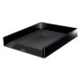 Corbeille a courrier, leitz dual, noir gris