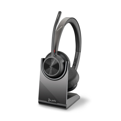 Poly Voyager 4320-M Microsoft Teams Certified Headset +BT700 dongle +Charging St