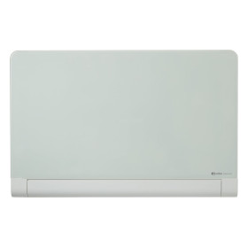 Tableau en verre blanc 1000x560mm nobo coins arrondis widescreen 45, blanc