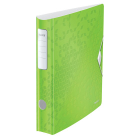 Classeur a levier 180° Active PP dos 65mm, WOW Leitz, Vert