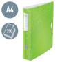 Classeur a levier 180° Active PP dos 65mm, WOW Leitz, Vert