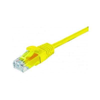 Cordon RJ45 CAT 5e U UTP SNG jaune - 10 m