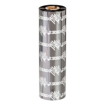 1 Carton de 12 Rubans Zebra 84mmx74m Transfert thermique 02300GS08407
