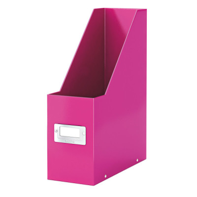 Porte-revues click & store wow leitz , rose