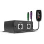 LINDY Extender KM PS 2 Cat.5e 6 100m