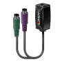 LINDY Extender KM PS 2 Cat.5e 6 100m
