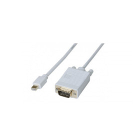 CORDON DISPLAYPORT   MINI DISPLAYPORT 1.2 BLANC - 1M