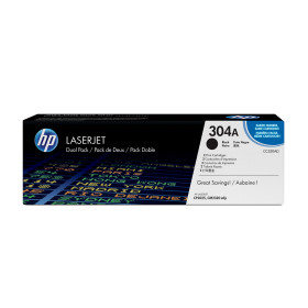 HP toner cartridge C530A black Twinpack ( No.304A )