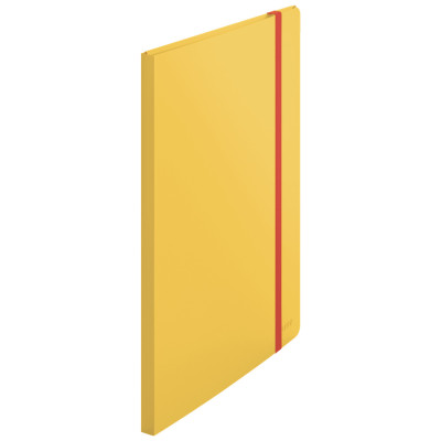 Reliure protege-documents avec pochette additionnelle, PP COSY Leitz, Jaune