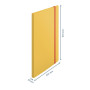 Reliure protege-documents avec pochette additionnelle, PP COSY Leitz, Jaune