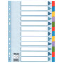 Intercalaire carton, a4, 12 touches esselte, multicolore