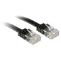 LINDY Câble réseau Plat Noir Cat.6 U UTP, 3m