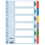 Intercalaire carton, a4, 6 touches esselte, multicolore
