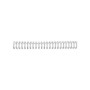 Peignes metalliques A5 WIREBIND GBC 8mm, Lot de 25, Argent
