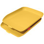 Corbeille a courrier COSY Leitz, Jaune, Lot de 2