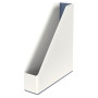 Porte-revues dual wow leitz , blanc gris