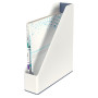 Porte-revues dual wow leitz , blanc gris