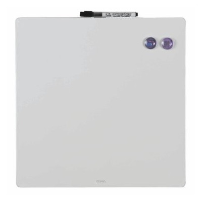 Tableau memo carre 360 x 360 mm Nobo, Blanc