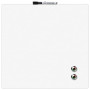 Tableau memo carre 360 x 360 mm Nobo, Blanc