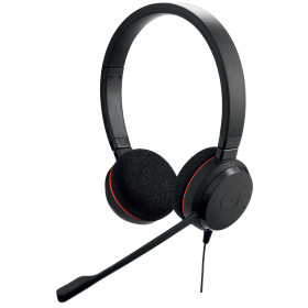 JABRA Micro casque Evolve 20 MS Duo USB-A - Mousse
