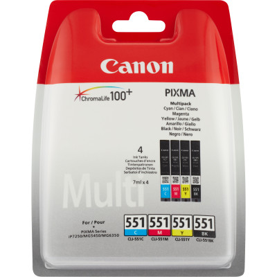 Canon ink cartridge CLI-551C M Y BK 6509B009 ( 6509B009 )