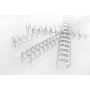 Peignes metalliques  GBC WireBind, A4 Argent, 5mm (x250)