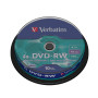 Dvd-rw verbatim - 4,7 go 4x vitesse - cakebox 10 pièces