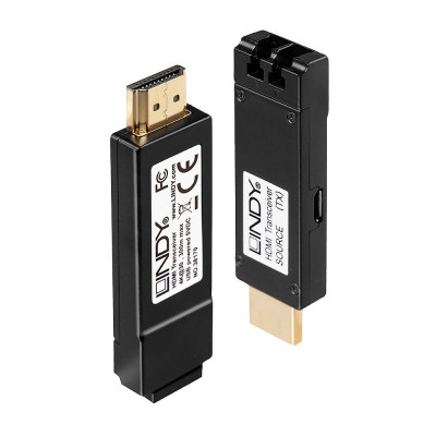 LINDY Extender HDMI 4K30 sur fibre optique, 300m