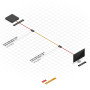 LINDY Extender HDMI 4K30 sur fibre optique, 300m