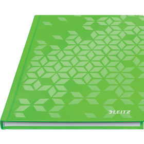 Cahier a5 wow leitz, ligne, vert
