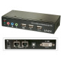 LINDY Extender KVM Cat.6 DVI-D Single Link, USB & Audio, 50m