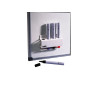 Porte-marqueurs magnetique pour tableau blanc nobo