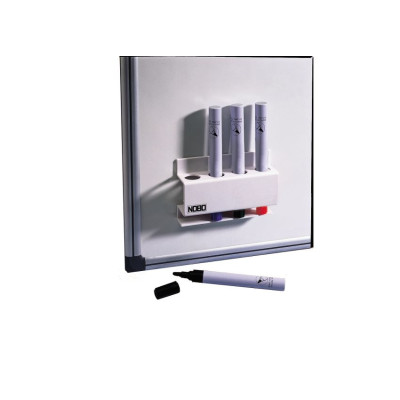 Porte-marqueurs magnetique pour tableau blanc nobo