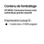Cartouche d'encre HP 3JA30AE d'origine, noire ( HP 963XL ) 3JA30AE