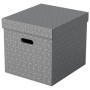 Boites de rangement esselte home, lot de 3, gris