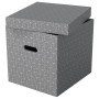 Boites de rangement esselte home, lot de 3, gris