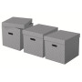 Boites de rangement esselte home, lot de 3, gris