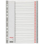 Intercalaire pp, a4, 31 touches esselte, gris