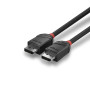 LINDY Câble DisplayPort 1.2, Black Line, 0.5m
