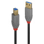 LINDY Câble USB 3.2 Type A vers B, 5Gbit s, Anthra Line, 1m