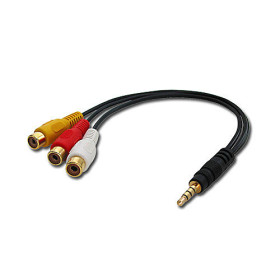 LINDY Câble Adaptateur Audio-Vidéo, 10cm