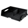 Corbeille a courrier a3 jumbo sorty leitz, noir