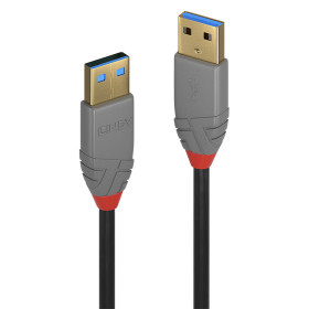 LINDY Câble USB 3.2 type A vers A, 5Gbit s, Anthra Line, 0.5m