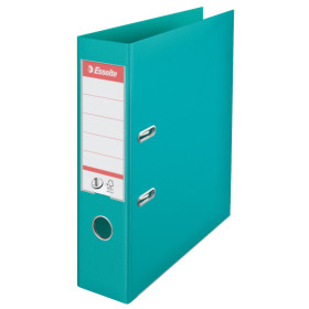 Classeur a levier n°1 power a4 pp 75 mm esselte, turquoise