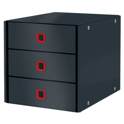 Bloc de classement 3 tiroirs Click&Store COSY Leitz, gris