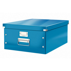 Format large, leitz click & store wow leitz, bleu