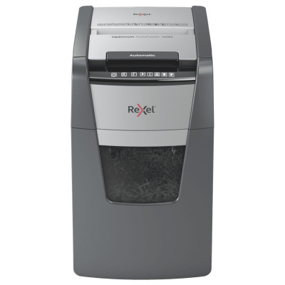 Destructeur de documents automatique 150m optimum rexel autofeed+, noir