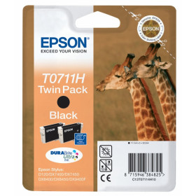 Epson ink cartridge black (2x 11,1 ml) ( C13T07114H10 )