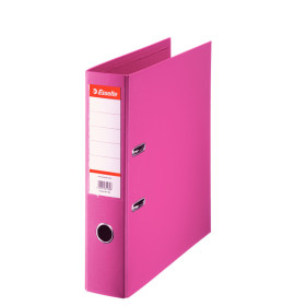 Classeur a levier a4 standard pp 75 mm esselte, fuschia