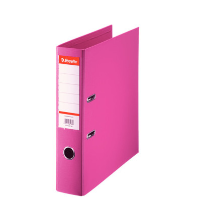 Classeur a levier a4 standard pp 75 mm esselte, fuschia